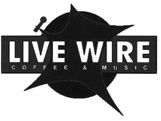 LIVE WIRE COFFEE & MUSIC logo