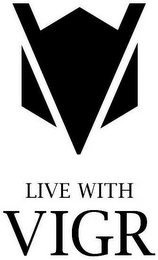 LIVE WITH VIGR V logo