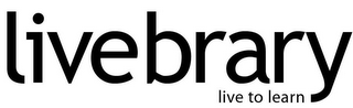 LIVEBRARY LIVE TO LEARN logo
