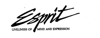 LIVELINESS OF MIND AND EXPRESSION ESPRIT logo