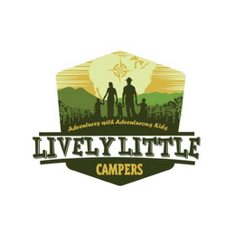 LIVELY LITTLE CAMPERS ADVENTURES WITH ADVENTUROUS KIDS logo
