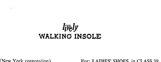 LIVELY WALKING INSOLE logo