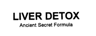 LIVER DETOX ANCIENT SECRET FORMULA logo