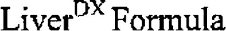 LIVERDX FORMULA logo