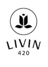 LIVIN 420 logo
