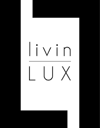 LIVIN LUX logo