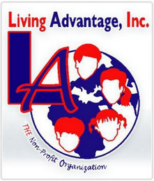 LIVING ADVANTAGE, INC. LA THE NON-PROFIT ORGANIZATION logo