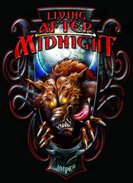 LIVING AFTER MIDNIGHT AMPED logo