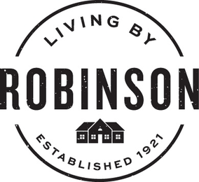 LIVING BY ROBINSON ESTABLISHED 1921 logo