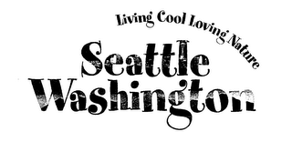 LIVING COOL LOVING NATURE SEATTLE WASHINGTON logo