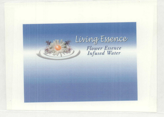 LIVING ESSENCE FLOWER ESSENCE INFUSED WATER logo