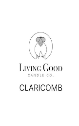 LIVING GOOD CANDLE CO. CLARICOMB logo