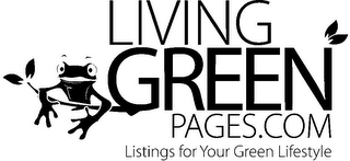 LIVING GREEN PAGES.COM LISTINGS FOR YOUR GREEN LIFESTYLE logo