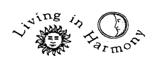LIVING IN HARMONY logo