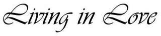 LIVING IN LOVE logo