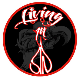 LIVING IN SIN logo
