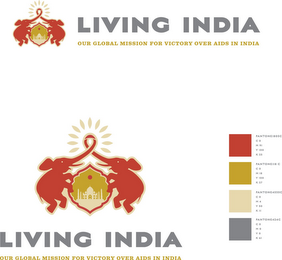 LIVING INDIA OUR GLOBAL MISSION FOR VICTORY OVER AIDS IN INDIA logo