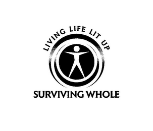 LIVING LIFE LIT UP SURVIVING WHOLE logo