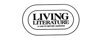 LIVING LITERATURE A LINK TO BETTER LEARNING logo