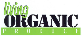 LIVING ORGANIC PRODUCE logo