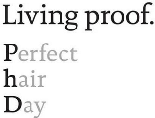LIVING PROOF. PERFECT HAIR DAY logo