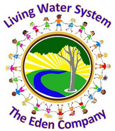 LIVING WATER SYSTEM THE EDEN COMPANY logo