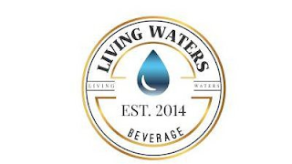 LIVING WATERS LIVING WATERS EST. 2014 BEVERAGE logo
