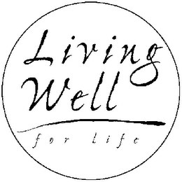 LIVING WELL FOR LIFE logo