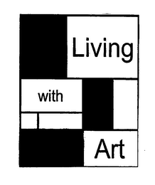 LIVING WITH ART logo