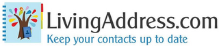 LIVINGADDRESS.COM KEEP YOUR CONTACTS UP TO DATE logo
