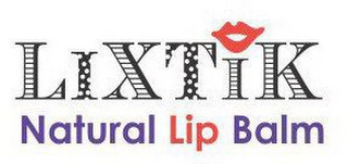 LIXTIK NATURAL LIP BALM logo