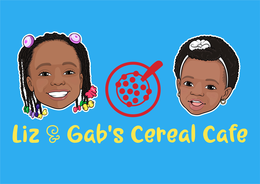 LIZ & GAB'S CEREAL CAFE logo