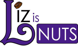 LIZ IS NUTS logo