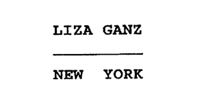 LIZA GANZ NEW YORK logo