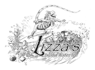 LIZZA'S ISLAND WATER ICE logo