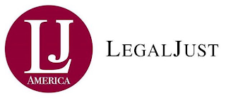 LJ AMERICA LEGALJUST logo