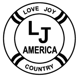 LJ AMERICA LOVE JOY COUNTRY logo