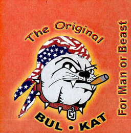 LJ BUL. KAT THE ORIGINAL FOR MAN OR BEAST logo