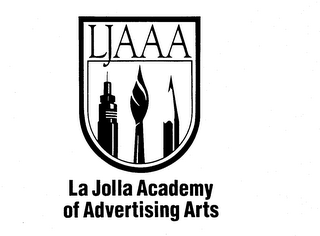 LJAAA LA JOLLA ACADEMY OF ADVERTISING ARTS logo