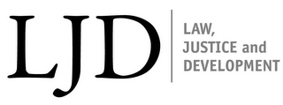 LJD LAW, JUSTICE AND DEVELOPMENT logo