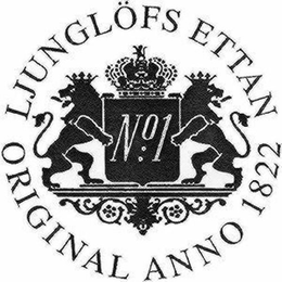 LJUNGLÖFS ETTAN ORIGINAL ANNO 1822 NÒ:1 logo
