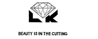 LK BEAUTY IS IN THE CUTTING logo