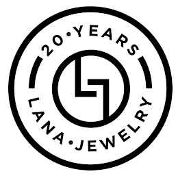 LL 20 YEARS LANA JEWELRY logo
