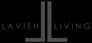 LL LAVISH LIVING logo
