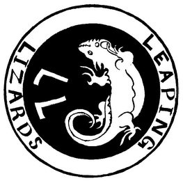 LL LEAPING LIZARDS logo