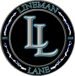LL LINEMAN LANE EST. 2018 logo