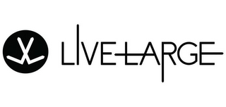 LL LIVE LARGE logo