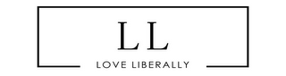 LL LOVE LIBERALLY logo