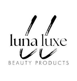 LL LUNA LUXE BEAUTY PRODUCTS logo