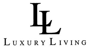 LL LUXURY LIVING logo